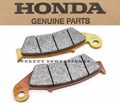 New Genuine Honda Front Brake Pad Set Many CRF CR XR OEM Pads (See Notes) #X157 - Image 1 of 3