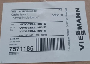 Viessmann ZK01545 Wärmedämmkappe für Vitocell 100/140/160 E nr. 7571186 NEU - Bild 1 von 4