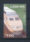 [113457] Libéria 2001 trains ferroviaires Eisenbahn TGV de feuille neuf neuf