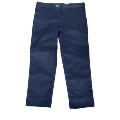 Pantalones Dockers Niñas Talla 4 Regular Azul Marino Aprobados Ropa Escolar Cintura Ajustable Foto 1 de 3