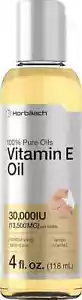 Olio di Vitamina E per Pelle 30.000 UI | 4 Fl Oz | Oli Puri al 100% | Olio Idratante | - Foto 1 di 3