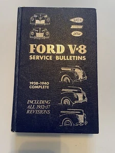 Ford V-8 Service Bulletins 1938-1940 Complete 1932-37 Revisions Hardcover Book - Picture 1 of 11