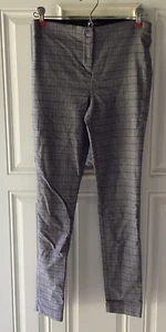 Violets & Roses Straight Plaid Stretch Pants - Size 4/27 - Picture 1 of 5