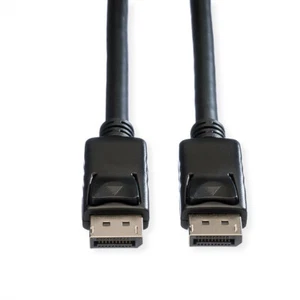 DisplayPort Kabel, DP Stecker - Stecker, schwarz, 1 m - 4096 x 2560 @60Hz (4K) - Bild 1 von 3