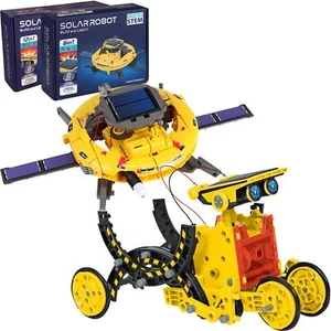 Solar Robot Toys for Kids Ages 8-12, 12-in-1 STEM Projects for 8-13 9 10 11 Y... - Picture 1 of 7