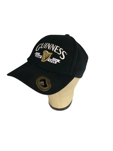 Gorra de béisbol Guinness Beer con abrebotellas correa negra trasera para hombre L - Imagen 1 de 9