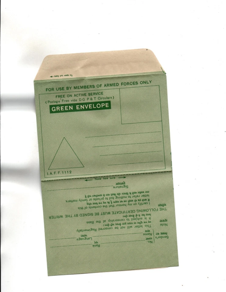 India ARMY FIELD POST Aerograma-sin usar Foto 1 de 1