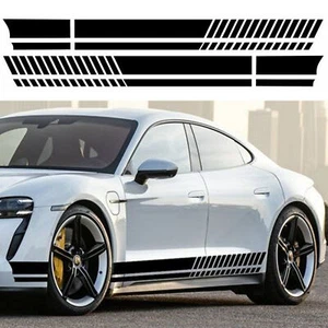 Universal Car Truck Side Skirt Door Racing Graphic Vinyl Sticker Decal Stripes - Bild 1 von 8