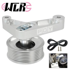 Adjustable EP3 Style Idler Pulley Kit For Honda Civic Integra K24 Swap With Belt - Picture 1 of 10