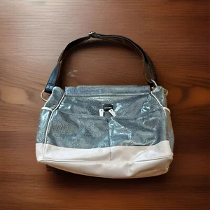 Miche March 2011 Large Allison Shell Silver and Pink Purse Handbag - Picture 1 of 12