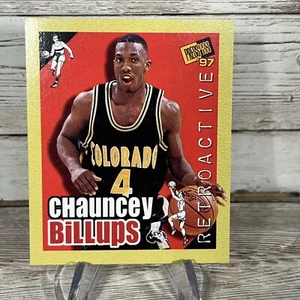 1997 Presseausweis Double Threat Retroactive #RA3 Chauncey Billups - Bild 1 von 2
