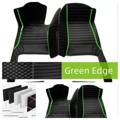 For Mercedes Benz Car Floor Mat Carpet Custom Fit All Waterproof All-seasons Set - Image 1 of 4