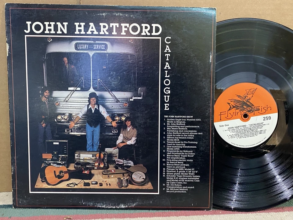 John Hartford Catalolgue EX ORIG rare bluegrass - Image 1 of 1