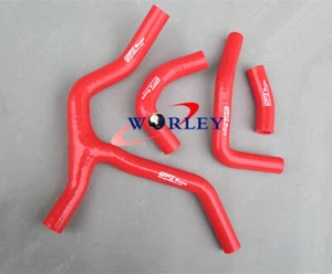 Red Silicone Radiator Hose for Honda CRF450 CRF450R CRF 450 R 2013 2014 - Picture 1 of 3
