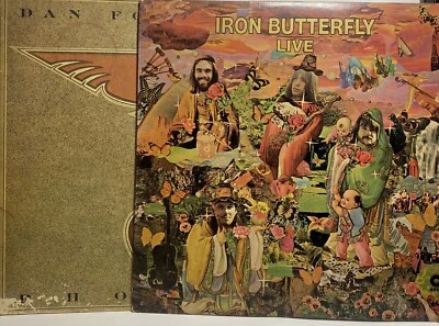 Iron Butterfly Live And Dan Fogelberg Vinyl LP Lot Of 2 - Image 1 of 4