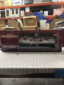 Bachmann G Scale Single Dome Tank Car Mobilgas SVX1443 - Picture 1 of 6