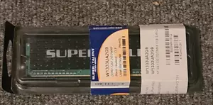 Super Talent DDR3-1333 2G/256X8 Black Heatsink CL9 NIB (W1333UA2G9) - Picture 1 of 4