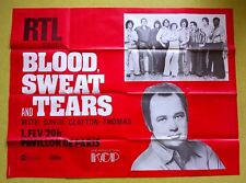 BLOOD, SWEAT AND TEARS - ORIGINAL CONCERT POSTER - AFFICHE - 1977