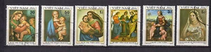 Vietnam 1983 Art tableaux Raphaël 6 timbres oblitérés /TE5290c - Foto 1 di 1