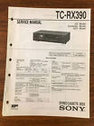 Sony TC-RX390 Cassette Service Manual *Original*