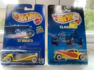 Hot Wheels ‘37 Bugatti -- 2 car set - Picture 1 of 6