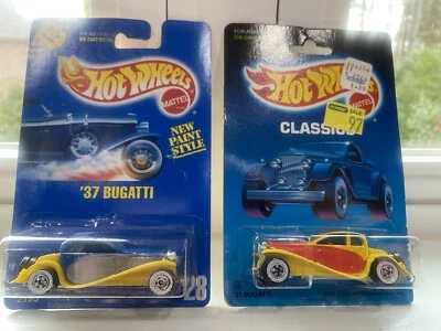 Hot Wheels ‘37 Bugatti -- 2 car set - Image 1 of 4
