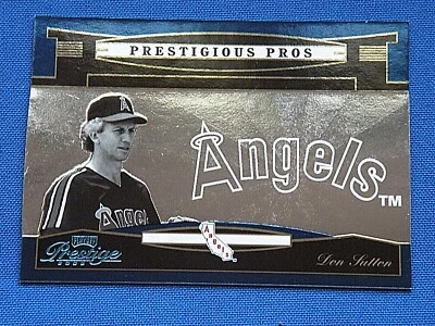 2005 Playoff Prestige Prestigious Pros /900 Don Sutton California Angels #PP-39 - Image 1 of 2