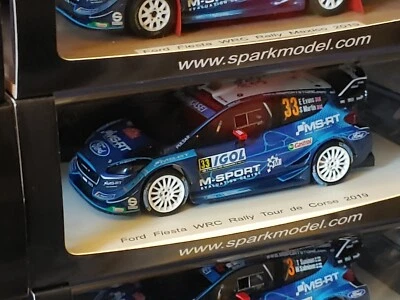 1x Spark FORD FIESTA Wrc Plus E. Evans Rally Tour De Corse 2019 -1:43 RARE - Immagine 1 di 3