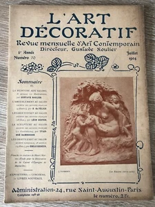 Revue L'ART DECORATIF (Art Nouveau) Jul. 1904 # 70 Salon des Artistes Français - Picture 1 of 12