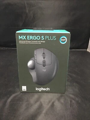 Genuino Logitech MX ERGO S PLUS Ratón Trackball Inalámbrico (910-007247) TOTALMENTE NUEVO Foto 1 de 4