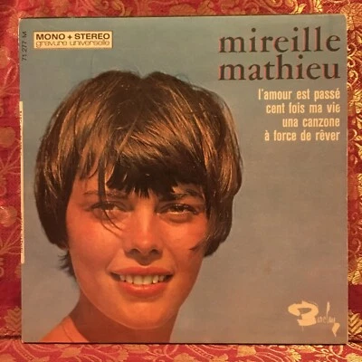 MIREILLE MATHIEU "L'Amour Est Passé" EP 45 RPM - Image 1 of 4
