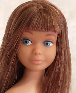 Vtge Barbie sister SKIPPER brunette/titian two-tone reverse color magic Mattel