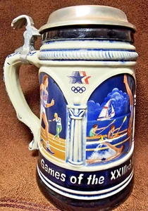 1984 Los Angeles Olympische Spiele Limited Edition Thewalt Beer Stein - Bild 1 von 4