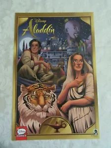 Póster exclusivo de Dark Horse Disney Aladdin 2019 NYCC firmado por Diego Galindo - Imagen 1 de 11
