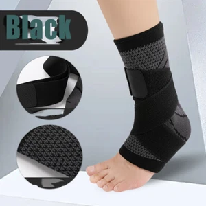 Ankle Brace Support Compression Sleeve Foot Tendon Plantar Fasciitis Pain Relief - Picture 1 of 9