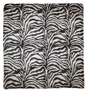 Wholesale Lot of 12 Zebra Animal Print Pattern 100% Cotton 22"x22" Bandana - Picture 1 of 1