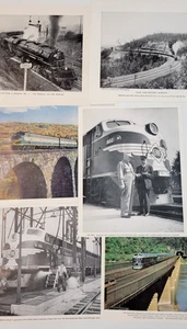 Baltimore & Ohio Railroad Erie Train Conductor Lote Impresión Mixta Carbón Maryland De Colección - Imagen 1 de 20