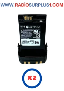 2 x Motorola PMNN4547 Impres 2 Li-ion 3100 mAh for APX6000 APX7000 APX8000 - Picture 1 of 3