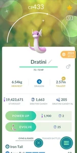 Pokémon GO - Shiny Dratini (30 Tage Freundschaft oder Registriert) Trade - Bild 1 von 1