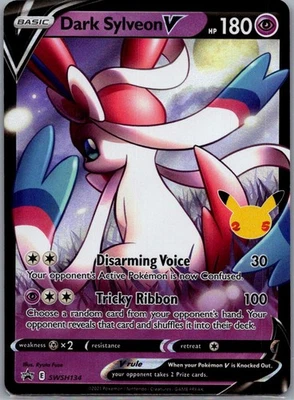Dark Sylveon V Promo SWSH: Sword & Shield Promo Cards SWSH134 LP-NM - Image 1 of 2