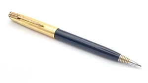 VINTAGE PARKER 51 CUSTOM MECHANICAL PENCIL IN BLACK MADE IN ENGLAND 1955 - Foto 1 di 9