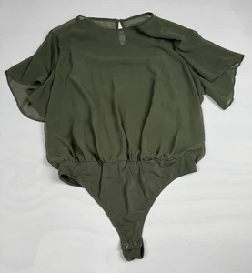 Express Kurzarm Tanga Bluse Body Damen L integriertes Cami Einzelhandel $ 50 - Bild 1 von 5