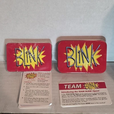 Blink Card Game Travel Tin by Out of the Box 2007 / Open Box Sealed - Image 1 of 2