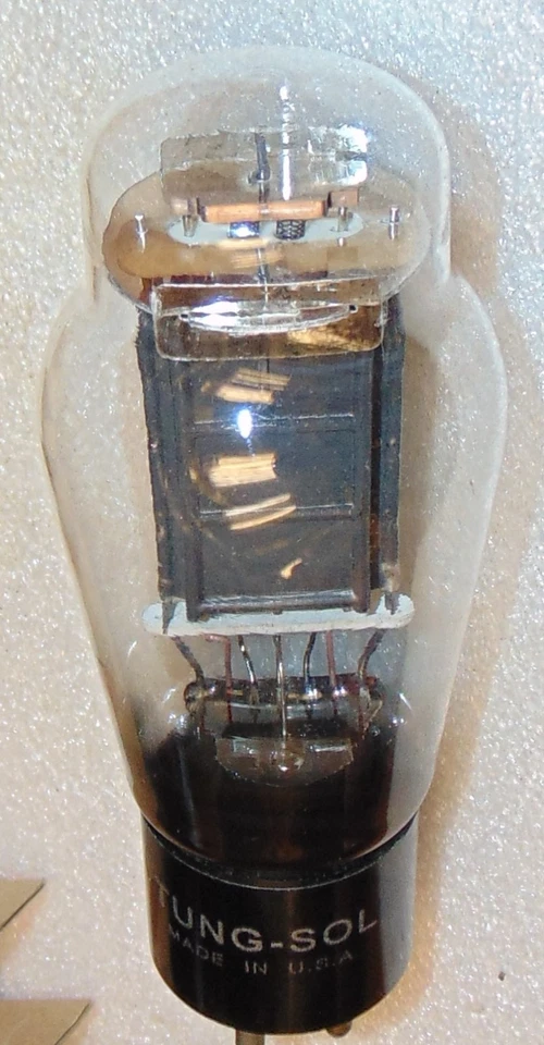 TUNG-SOL VT-25 NOS TUBE GIANT FOIL GETTER 210_UX-Triode = 10 = CV603 VINTAGE USA - Bild 1 von 4