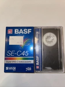 BASF SE-C 45 Super VHS-C Videocassetten - Bild 1 von 2