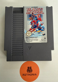 Blades Of Steel Nintendo Nes Game Cart PAL A UK Version  Cleaned & Tested