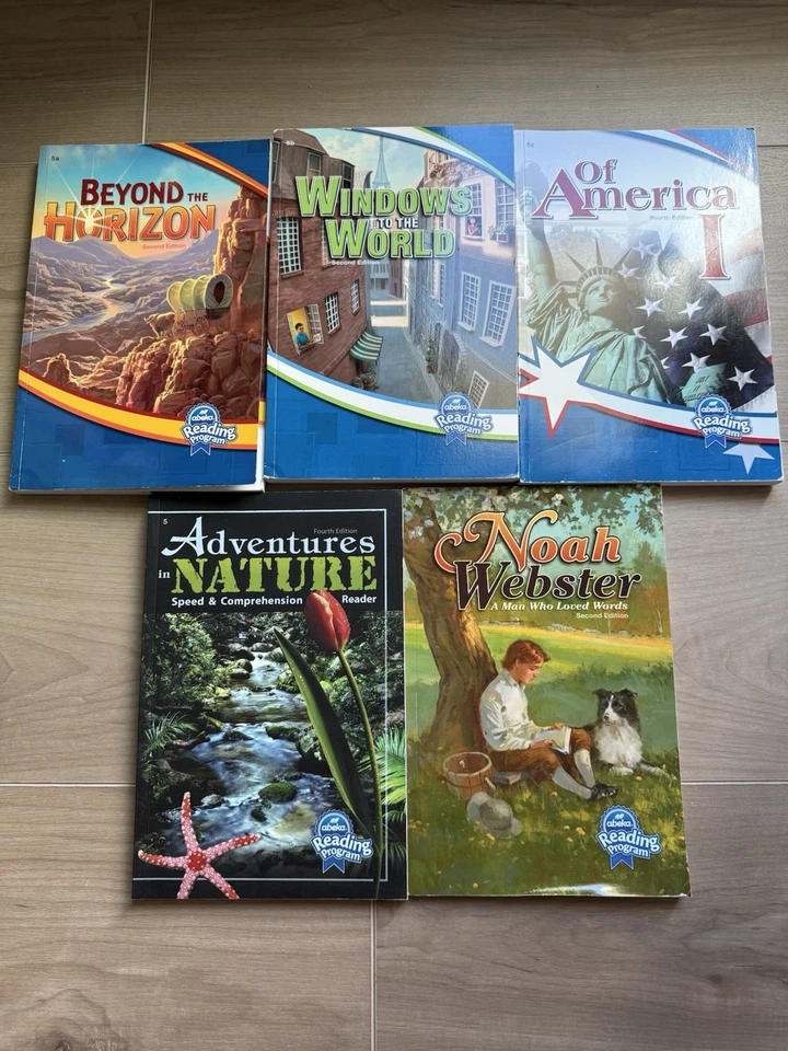 Abeka 5th Grade Readers Lot - 5 Books - Second & Fourth Edition Fifth Homeschool - image 1 of 3