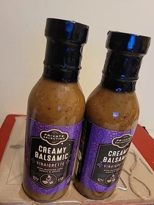 2x Private Selection Creamy Balsamic Vinegarette Dressing - Picture 1 of 2