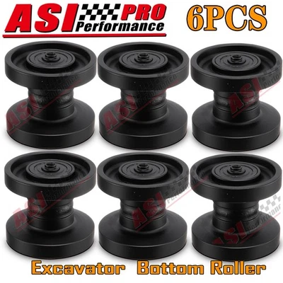 Rolo inferior 6 peças para Yanmar SV15 SV16 SV17 SV18 Vl010 SV17 SV17CR SV05 SV08 EUA - Imagem 1 de 4