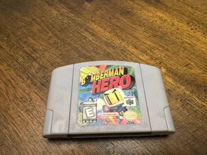 Bomberman Hero (Nintendo 64, 1998) N64 Authentic / Tested / Working - Picture 1 of 3